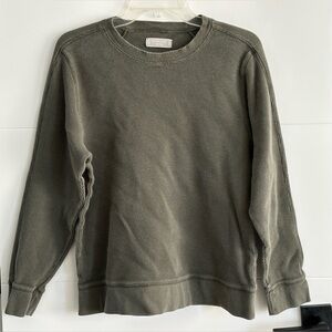 Everlane: Waffle Knit Long Sleeve Top- Size Large (pit to pit approx 20.5 in)